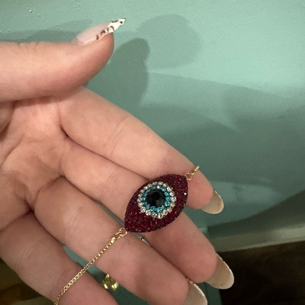 Elegant Evil Eye Pendant bracelet